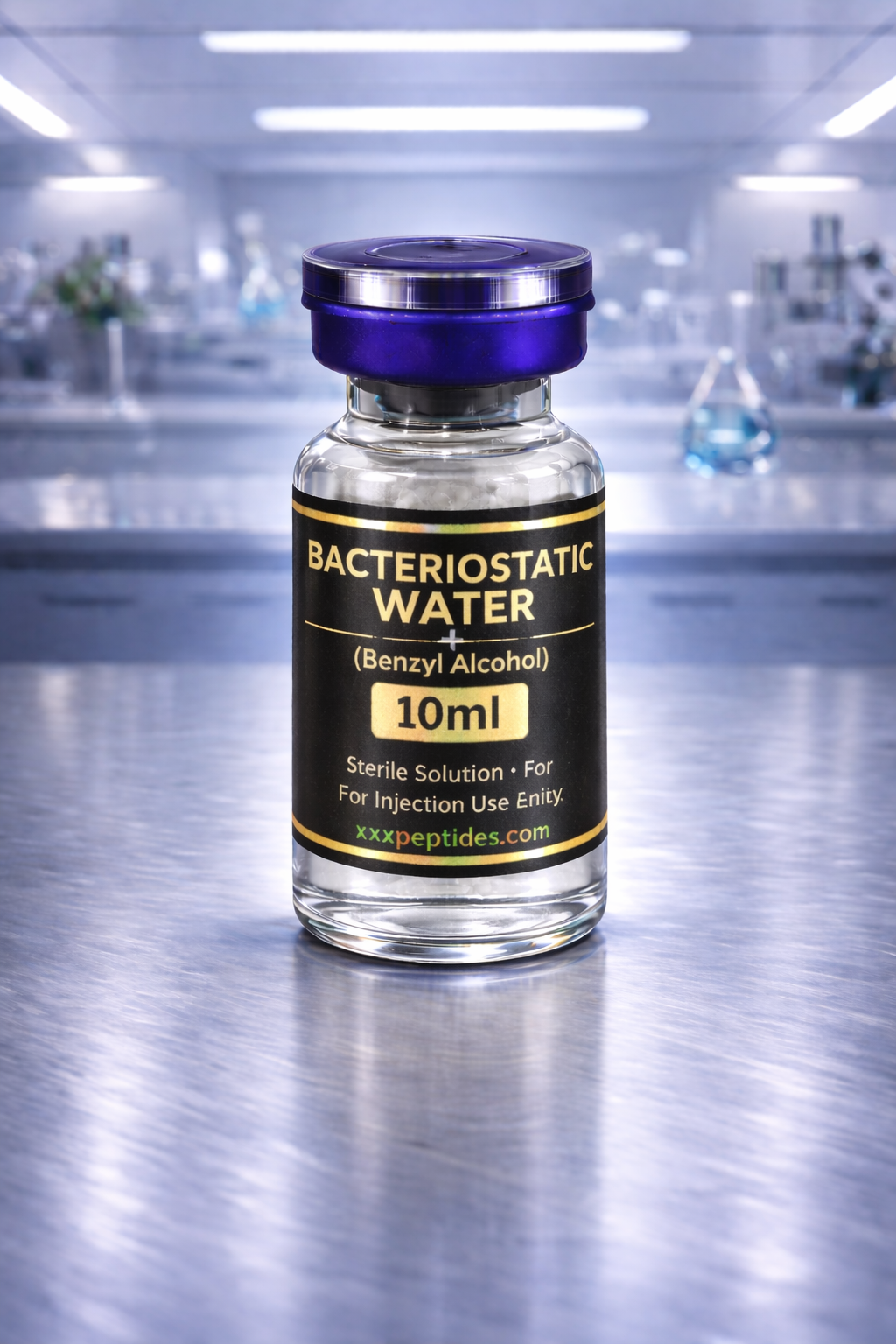 Bacteriostatic Water 10ml  Benzyl Alcohol Reconstitution Solution | Lab Use Only